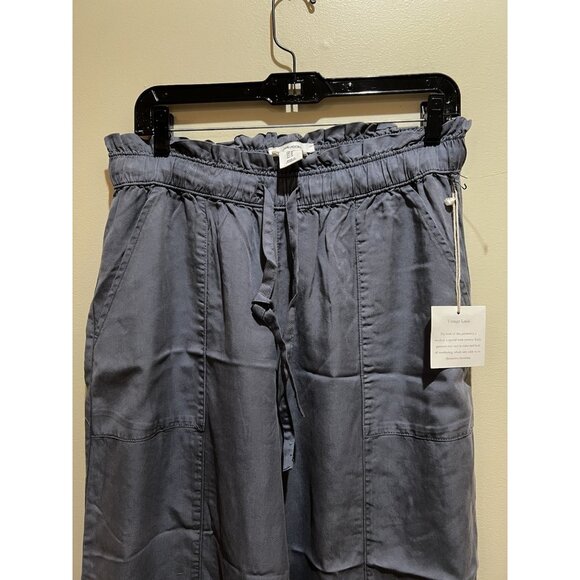 NWT ~ Nicole Miller Wide Leg Pants Blue\Gray Size M~ Vintage Look Wash - Picture 5 of 10
